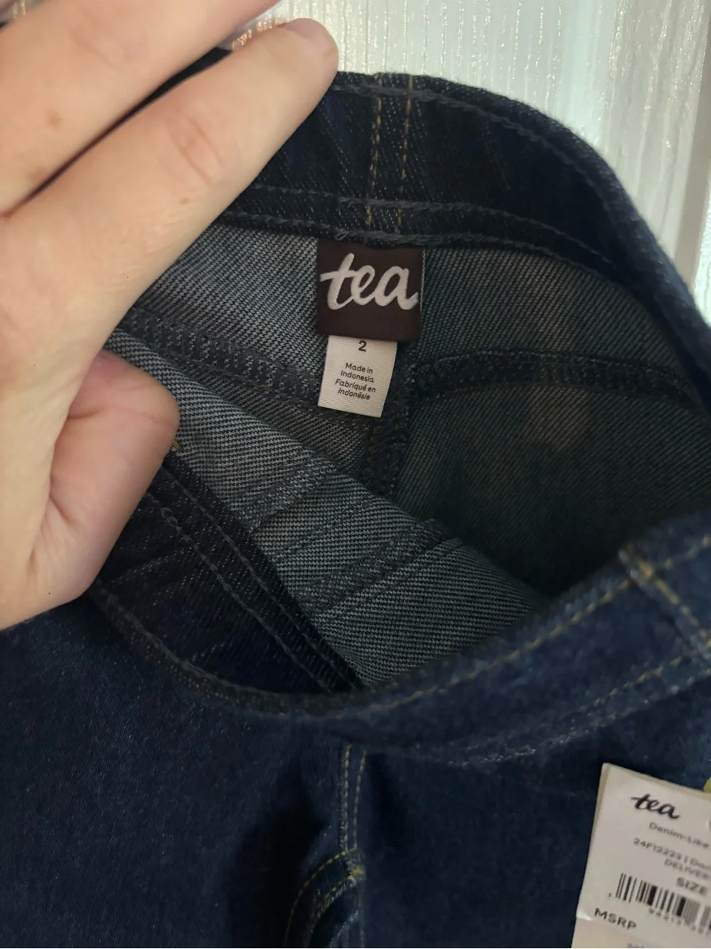 Tea Collection Dark Indigo Pull-On Kids Flare Jeans